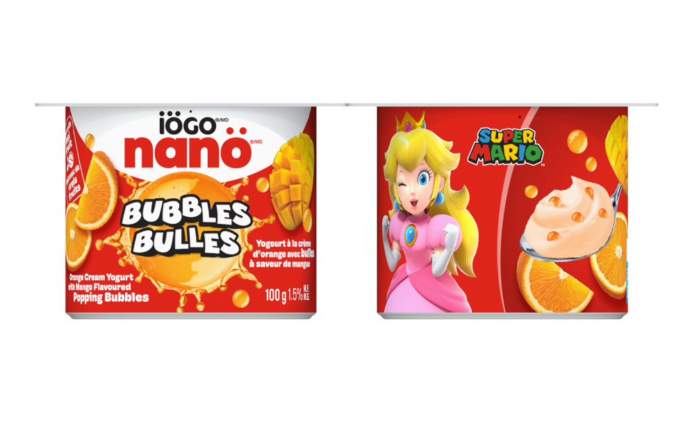 Orange Cream with Mango flavoured popping bubbles– 4x100g - IÖGO